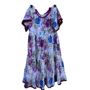 Matilda Jane Enchanted Garden Bird of Paradise Dress, Sz 8 - Picture 1 of 7