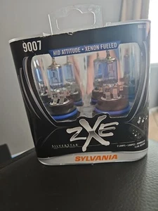 SYLVANIA 9007 SilverStar zXe Gold Halogen Headlight Bulb High End White - Picture 1 of 4