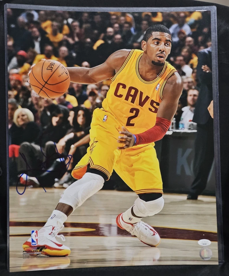 Kyrie Irving Cleveland Cavaliers Signed Autographed 16x20 Photo JSA - Image 1 of 1