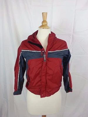 REI Chaqueta de Nylon Ultra Ligera Niños Jóvenes M Gris Medio Naranja Quemado Sudadera con Capucha Usada en Excelente Condición Foto 1 de 3