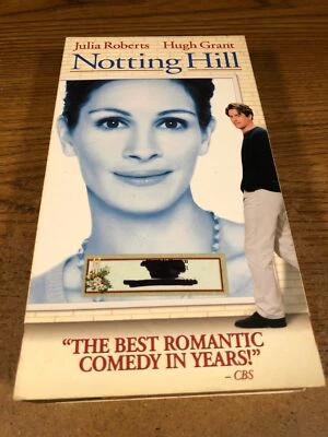 Notting Hill  VHS VCR Video Tape Movie Used Julia Roberts - Image 1 of 4