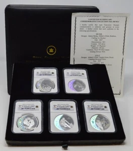 2007 Canada 8-Pc. Olympic Silver, Gold Set PF70 Ultra Cameo NGC with Box, COA - Picture 1 of 5