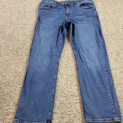 Chaps Jeans Mens 38x30 Blue Denim Relaxed Straight  - Image 1 of 4