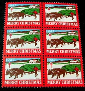 Old Christmas Seals Tree Cutting. MNH PA11 - Picture 1 of 1
