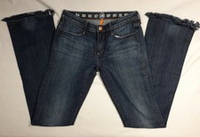 Earnest Sewn Ali Bootcut Women's Jeans Low-Rise Acid Light Wash Size 28
