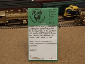Barker's Trains HO Eye Bolts (16) BT-101 - Picture 1 of 1