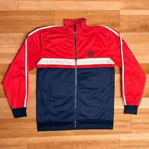 Vertical Sport Red & Blue Athletic Zip Up Track Jacket Men's Size XL - Picture 1 of 5