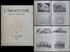 L'ARCHITECTURE 1938 HERBEVILLE, CAMBODGE, PHNOM PENH, LILLE, CHARLES BOURGEOIS