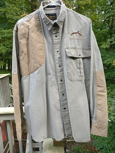 Browning Vintage Shooting Shirt Mens Hunting Padded Shoulder Size XL - Picture 1 of 4