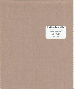 Brown Suiting Fabric Mid Weight Stretch Cloth All Season 5 Yards Wrinkle Free - Picture 1 of 2