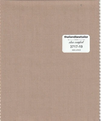 Brown Suiting Fabric Mid Weight Stretch Cloth All Season 5 Yards Wrinkle Free - Image 1 of 2