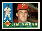 1960 Topps #185 Jim Owens   Exmt/Exmt+ X2861384