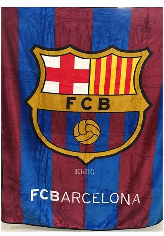FC Barcelona Luxury Plush Throw Blanket 60" x 80" Cover