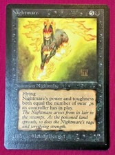 MTG 1 x NIGHTMARE Limited (Beta) EX Tracking provided