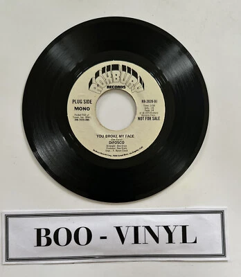 Di Fosco T. Ervin Jr. - You Broke My Face 7” Funk Soul Vinyl Record Ex - Image 1 of 4