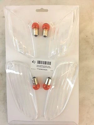 KIT 4 GEMME FRECCE TRASPARENTI APRILIA SR 50 R FACTORY - CON 4 LAMPADINE  - Immagine 1 di 4