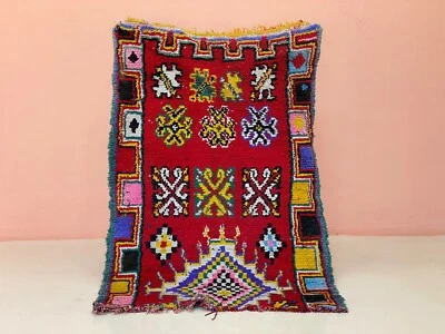 Traditionnel Berber  Rug Modern Rug Living Room Rug Boho Stair Runner  3'x4.7'ft - Image 1 of 4