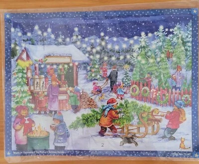 Medium Advent Calendar-Neighborhood Nativity Made in  Germany Richard Selmer  - Image 1 of 4