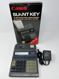 Vintage Canon P20-D Mini Desktop Printer/Display Calculator Parts Only Powers On - Picture 1 of 13