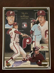 Upper Deck '70s A’s vs. '76 Phillies Promo Sheet #/44.000 August 8, 1992 - Bild 1 von 1