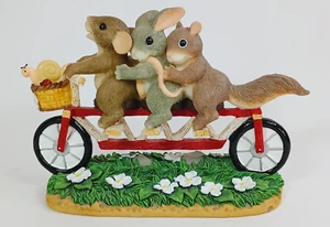 Charming Tails Fitz and Floyd Bicycle Built For Friends. 98/253 - Picture 1 of 11