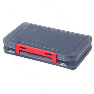 Fishing Storage Box 14 Compartments Double Sided Lure Tackle Case Container