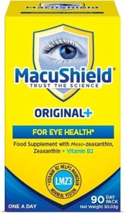 MacuShield Original+ For Eye Health | Vitamin B2 Food Supplement - 90 Capsules - Picture 1 of 6