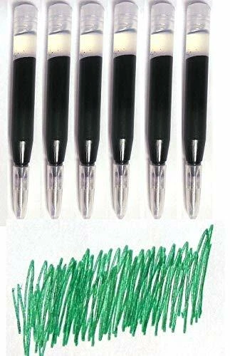6 recambios para bolígrafo de gel Cross & Sheaffer ION, tinta verde Foto 1 de 1