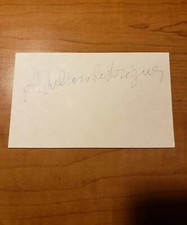 ADILSON RODIGUEZ - BOXER - AUTOGRAPH SIGNED - INDEX CARD -AUTHENTIC - A1654