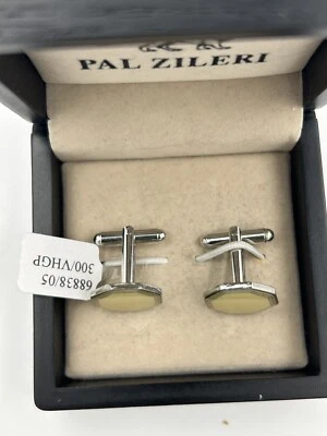 Nuevo con etiquetas. Gemelos de acero inoxidable Pal Zileri Foto 1 de 4