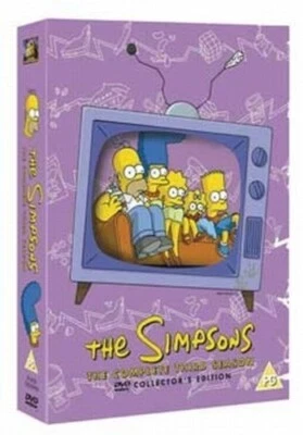 The Simpsons: Complete Season 3 DVD (2003) Dan Castellaneta cert PG 4 discs - Image 1 of 2