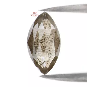 Diamante marquesa suelto natural de 1,35 quilates 9,95 mm color marrón claro diamante QL1650 - Imagen 1 de 8