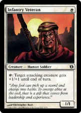 INFANTRY VETERAN Elspeth vs Tezzeret MTG Magic the Gathering Cards DJMagic