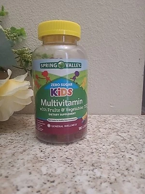 Multivitamínico Spring Valley Kids con Frutas Verduras Dietética 180 Gomitas Ex:02/25 Foto 1 de 4
