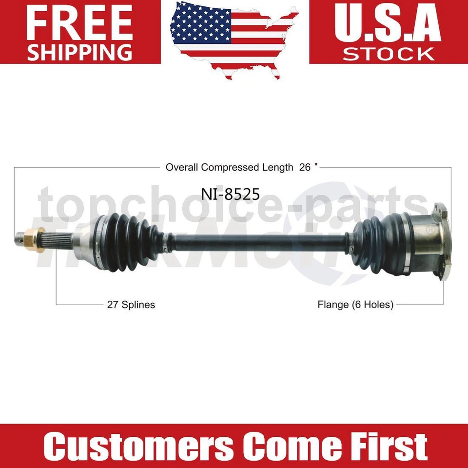 Eje CV delantero izquierdo del lado del conductor original para Infiniti M56 5,6 L AWD 2011 2012 2013 Foto 1 de 1