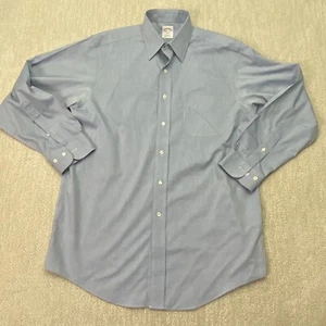 Camisa Brooks Brothers 346 Abotonada Adulto Azul Manga Larga a Rayas 15.5-2/3* - Imagen 1 de 16
