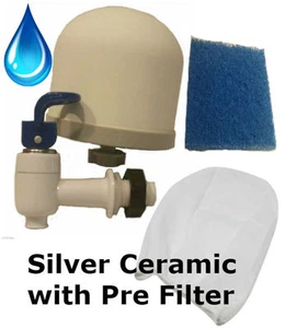 Build Your Own Kills bacteria Silver Ceramic with Pre-Filter Water Filter Kit  - Picture 1 of 7