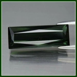 2.58ct VS Scissor-Cut Natural Unheated Green Tourmaline, Brazilian Gemstone! - Picture 1 of 2