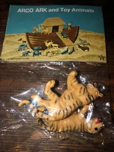 Vintage 1960’s Arco Noah's Ark Animals TIGERS New in Package- Pristine - Picture 1 of 3