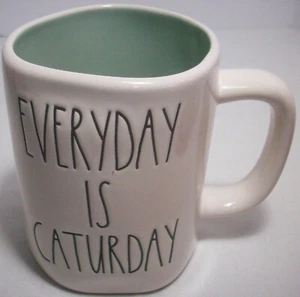 Magenta Rae Dunn Artisan Collection: EVERY DAY IS CATURDAY Mug: EXC: NR - Picture 1 of 4