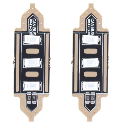 2 piezas Azul 41mm Festón 5730-3-SMD Luces LED Lámparas Interior Coche Bombilla de Trabajo Foto 1 de 4