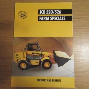 Folleto Características y Beneficios del Reino Unido JCB 520/526 GRANM SPECIALS ~ Enero 1998 - Imagen 1 de 1