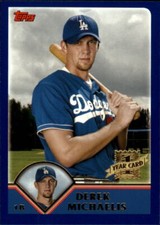 2003 Topps Chrome Traded Baseball Card #T260 Derek Michaelis FY Rookie