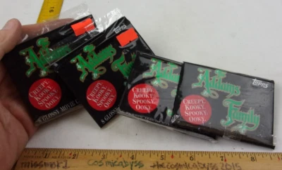 The Addams Family trading cards 4 pack lot 1991 Topps - Image 1 of 2