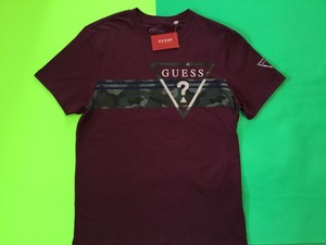 Camiseta Guess Basica negro para hombre-a