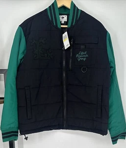 LRG EXTRA GRIND QUILTED JACKET. Color Black/Green. Size Medium - Picture 1 of 9