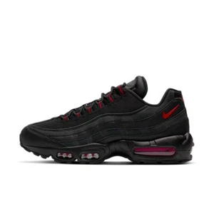 Nike Air Max 95 Men's Black/Red Classic Shoes - Picture 1 of 6