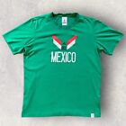 Adidas 2014 Brazil FIFA World Cup T Shirt Mens Medium Green Mexico Soccer