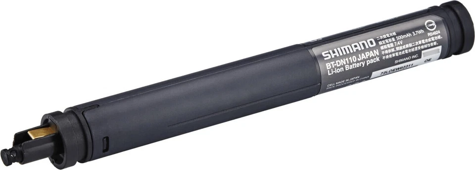 Аккумулятор внутренний для дорожного велосипеда Shimano Di2 BT-DN110 литий-ионный 7,4 В велоспорт - Изображение 1 из 1