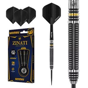 Winmau Zinati 90% Tungsten Steel Tip Darts 22g 24g & 26g - Picture 1 of 4